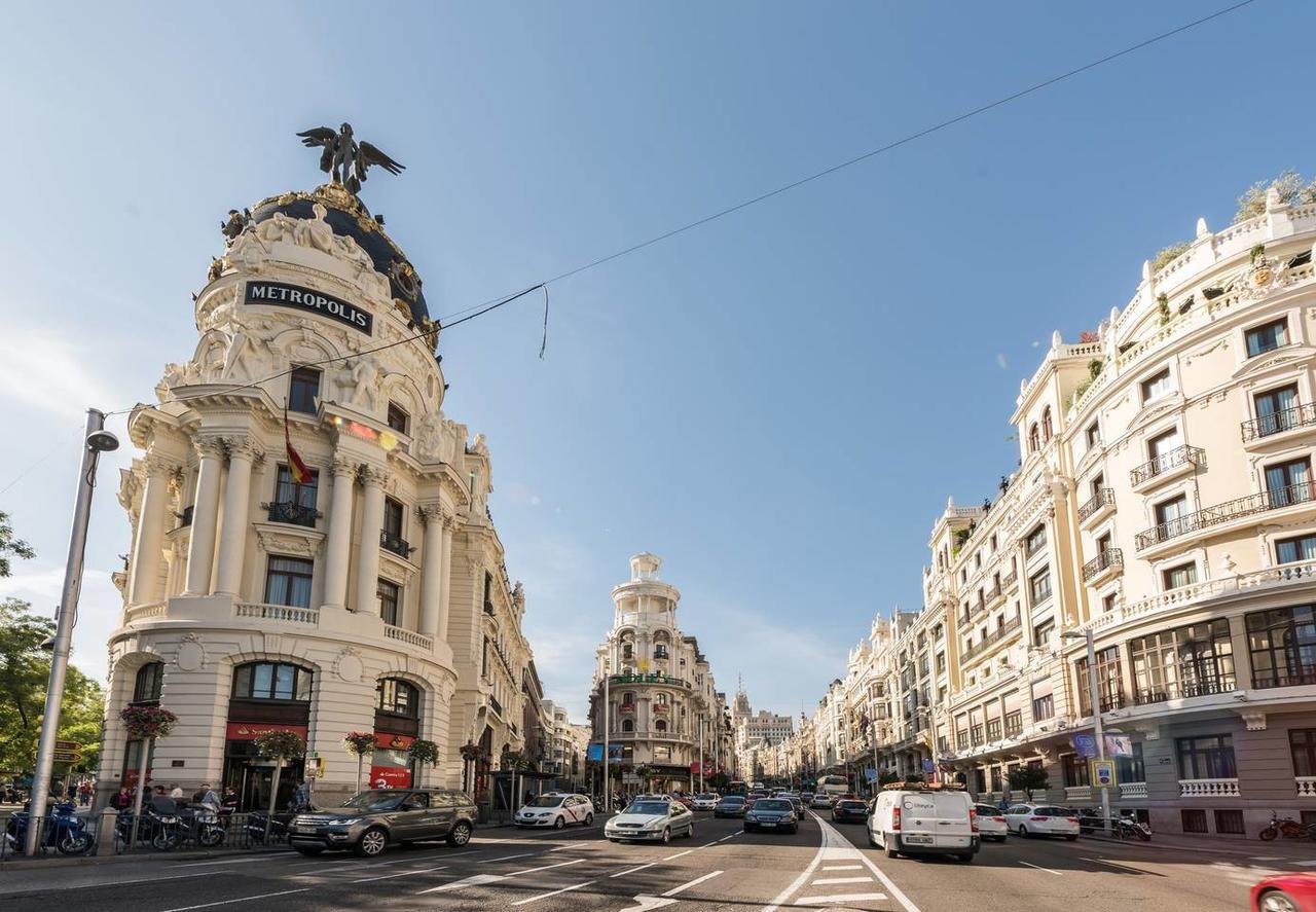 M&F Gran Via 3 Hab Daire Madrid Dış mekan fotoğraf