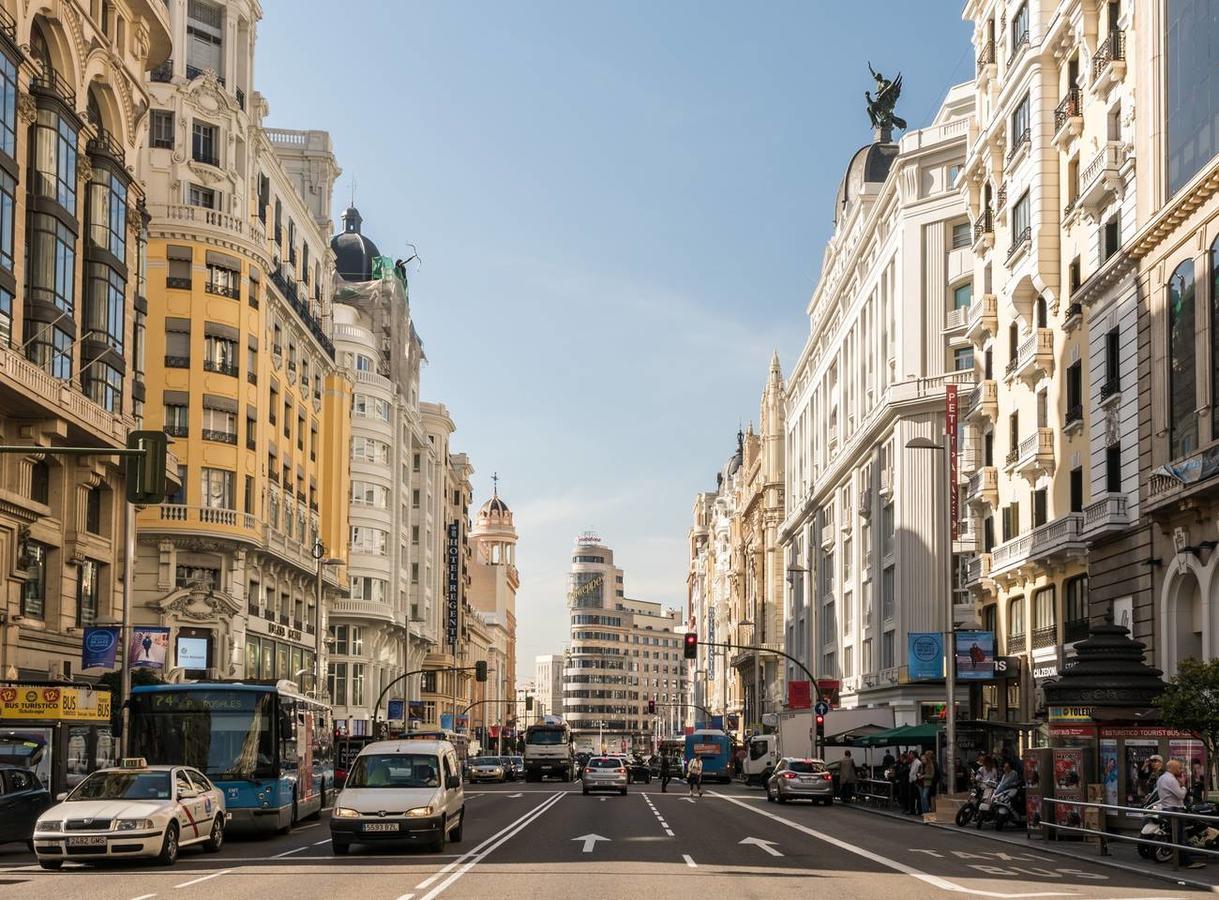M&F Gran Via 3 Hab Daire Madrid Dış mekan fotoğraf